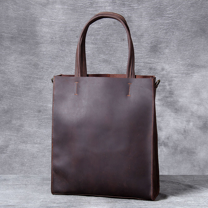 Luxury Bags Coach - Vintage genuine leather men hand tote