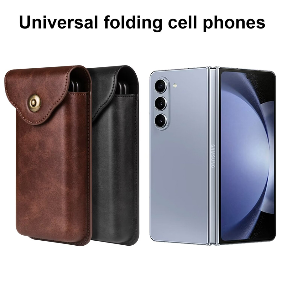 Belt Bag Leather Wide - For Samsung Galaxy Z Fold 7/Fold