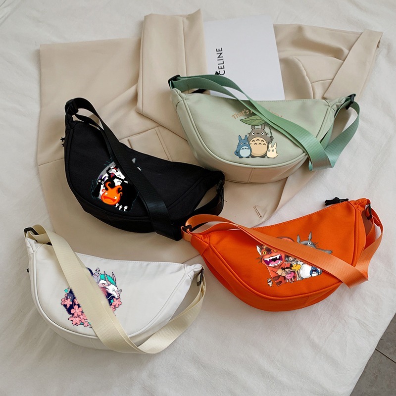 Shoulder Bag Slouchy - Totoro Crossbody Bags for Women Cute