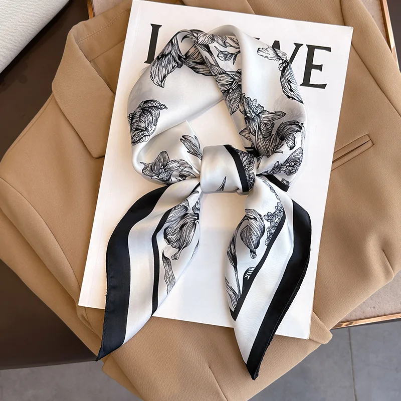 Luxury Bags Expensive - 70*70cm Luxury Floral Print Silk Square