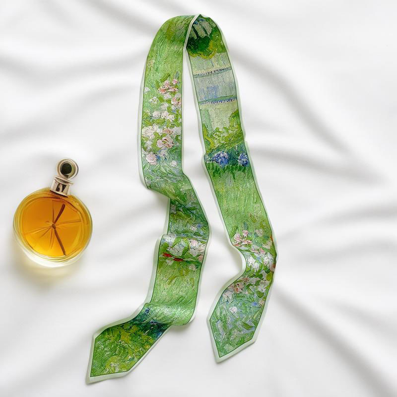 Luxury Bags Expensive - Prints Long Hairband Skinny Neckerchief Women