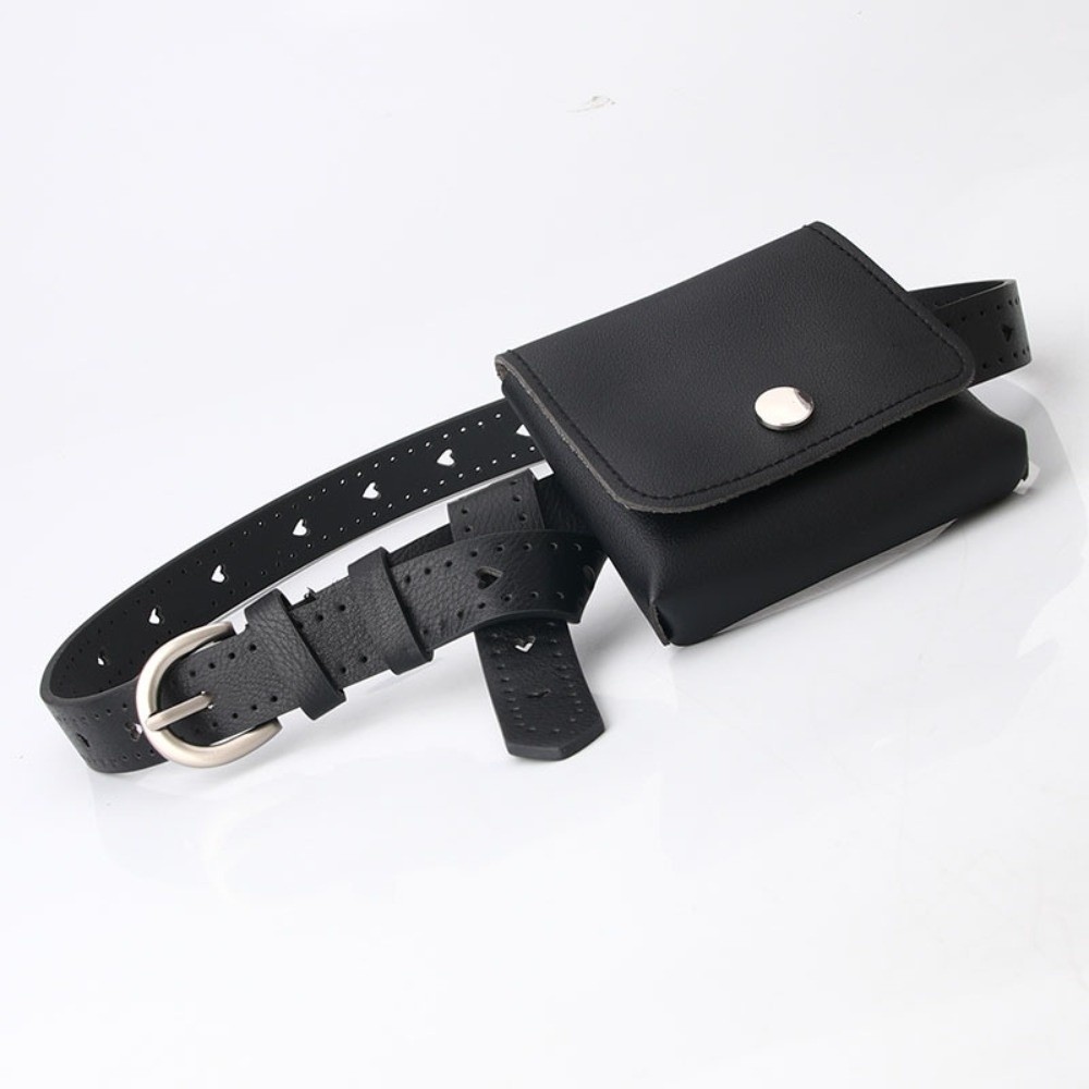 Belt Bag Leather Wide - New PU Leather Women Waist Bag