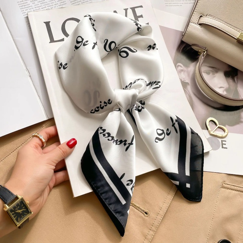 Luxury Bags Expensive - Women Luxury Silk Satin Square Scarf