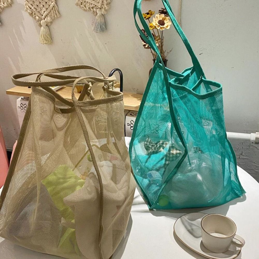 Mesh Beach Bag Lightweight, Br - огляд і ціна Shoulder Bag Slouchy