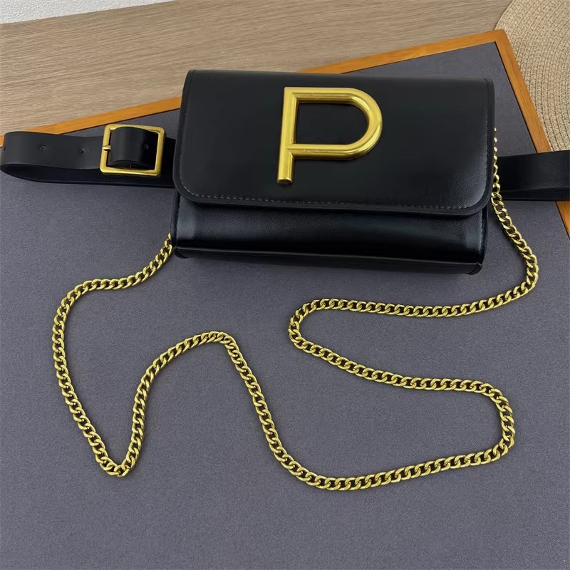 Women's Designer P Letter PU L - огляд і ціна Belt Bag Leather Wide