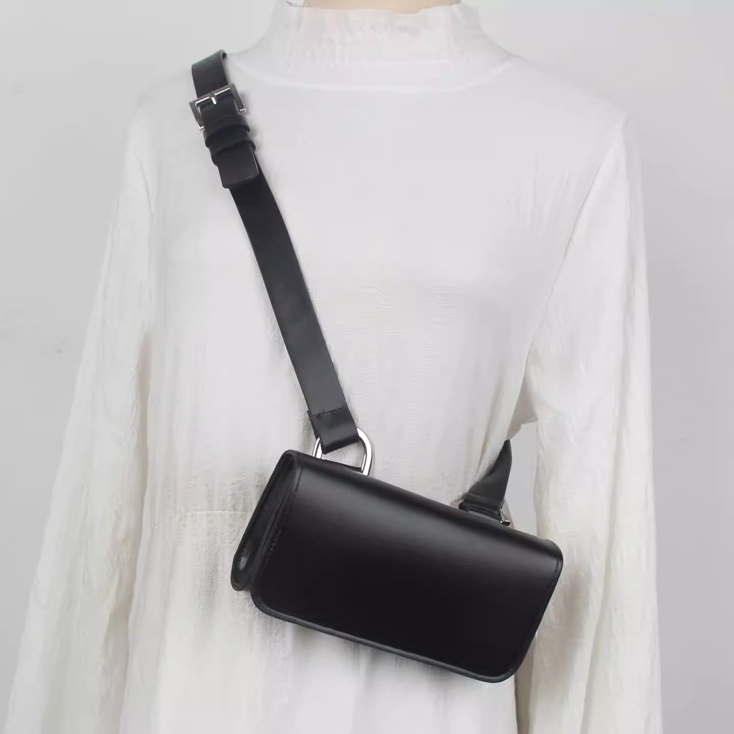 PU Leather Bag Belt Men Women  - огляд і ціна Belt Bag Leather Wide