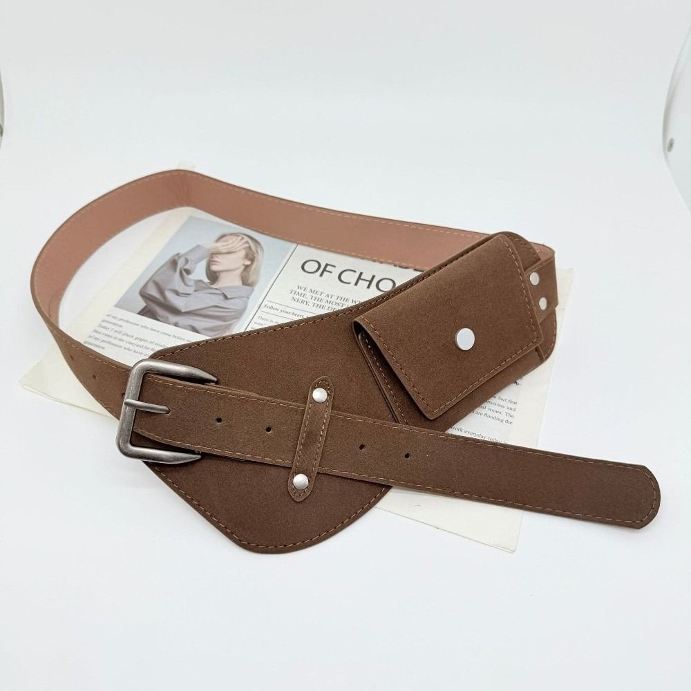 Western Cowboy Style PU Pin Bu - огляд і ціна Belt Bag Leather Wide