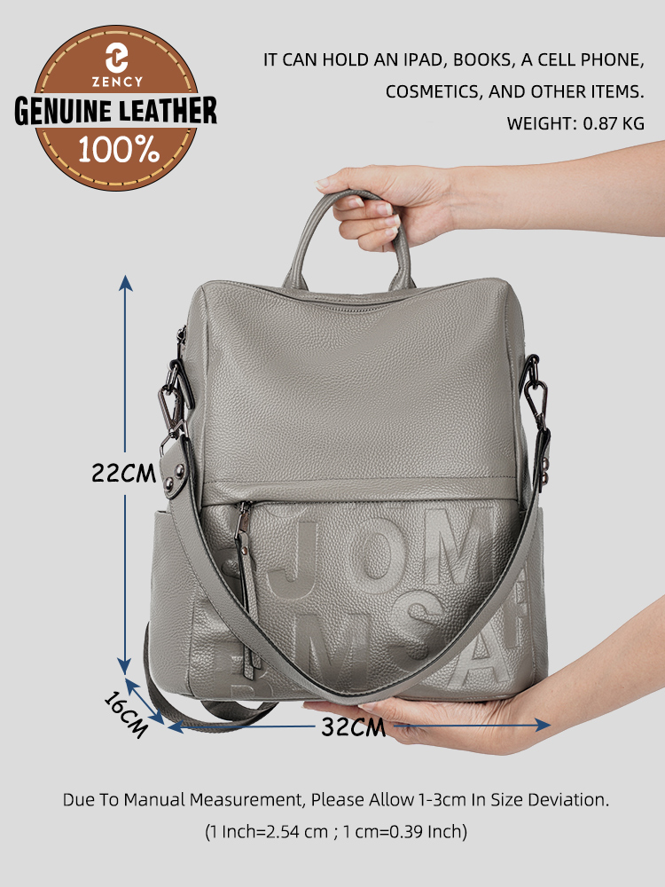 Zency Premium Genuine Leather  - огляд і ціна Shoulder Bag Slouchy