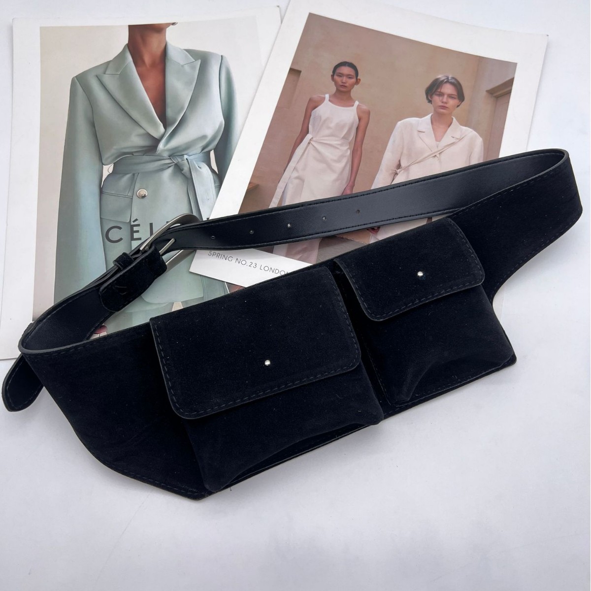 Vintage Suede PU Leather Waist - огляд і ціна Belt Bag Leather Wide