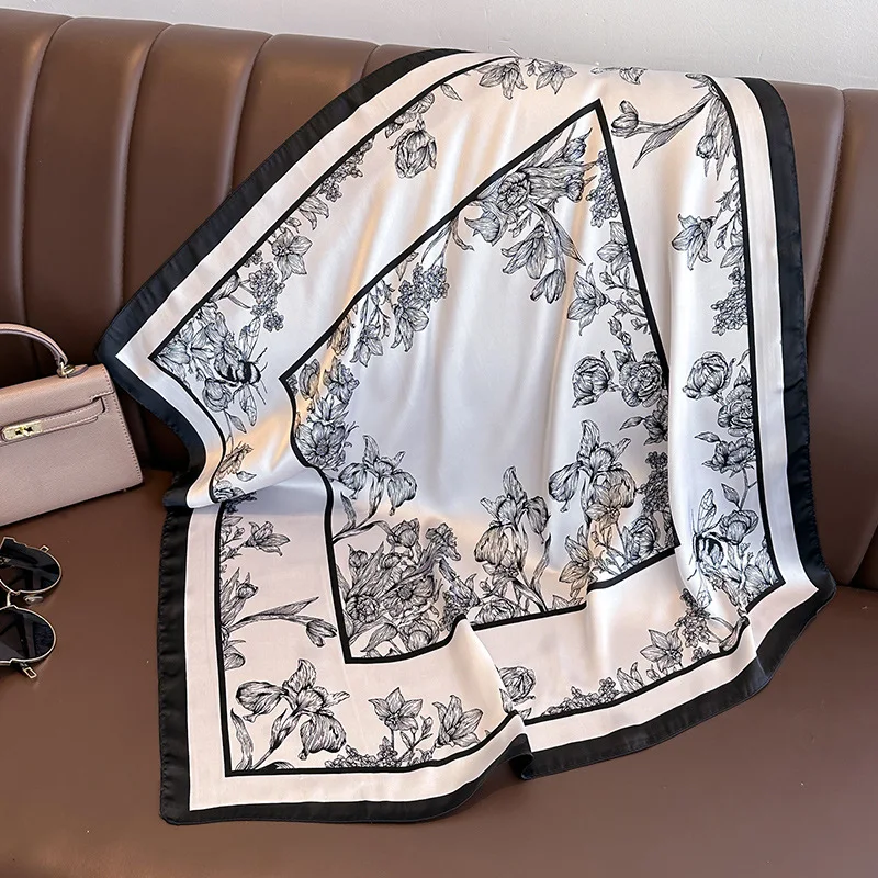 70*70cm Luxury Floral Print Si - огляд і ціна Luxury Bags Expensive