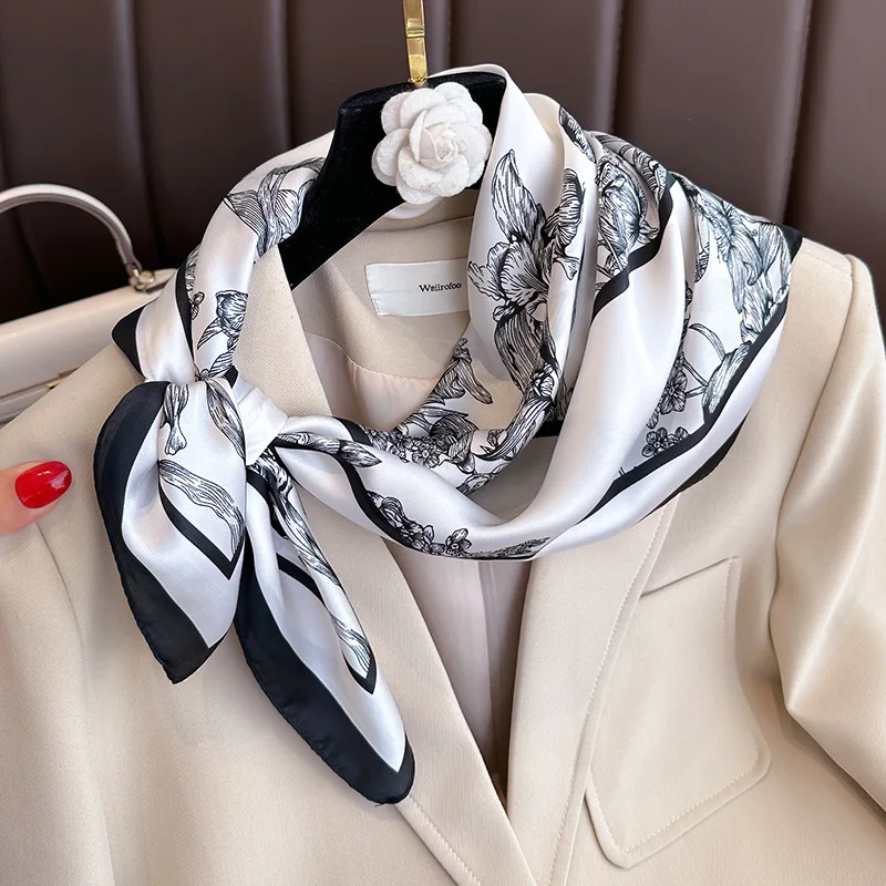 70*70cm Luxury Floral Print Si - огляд і ціна Luxury Bags Expensive