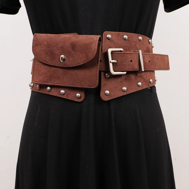 Fashion Style Suede Pu Leather - огляд і ціна Belt Bag Leather Wide