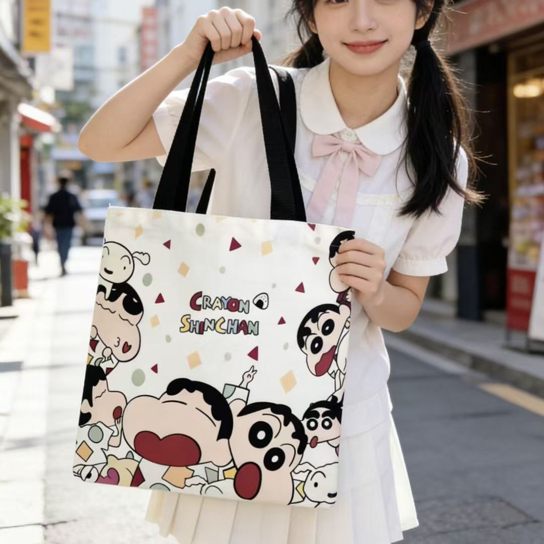 2026 New Crayon Shin-chan Canv - огляд і ціна Shoulder Bag Slouchy