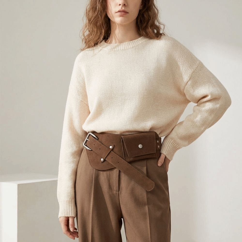 Fashion PU Pin Buckle Waistban - огляд і ціна Belt Bag Leather Wide