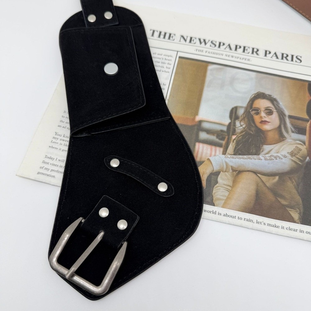 Fashion PU Pin Buckle Waistban - огляд і ціна Belt Bag Leather Wide